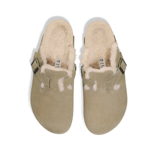 Birkenstock Mens Boston Shearling Sandals